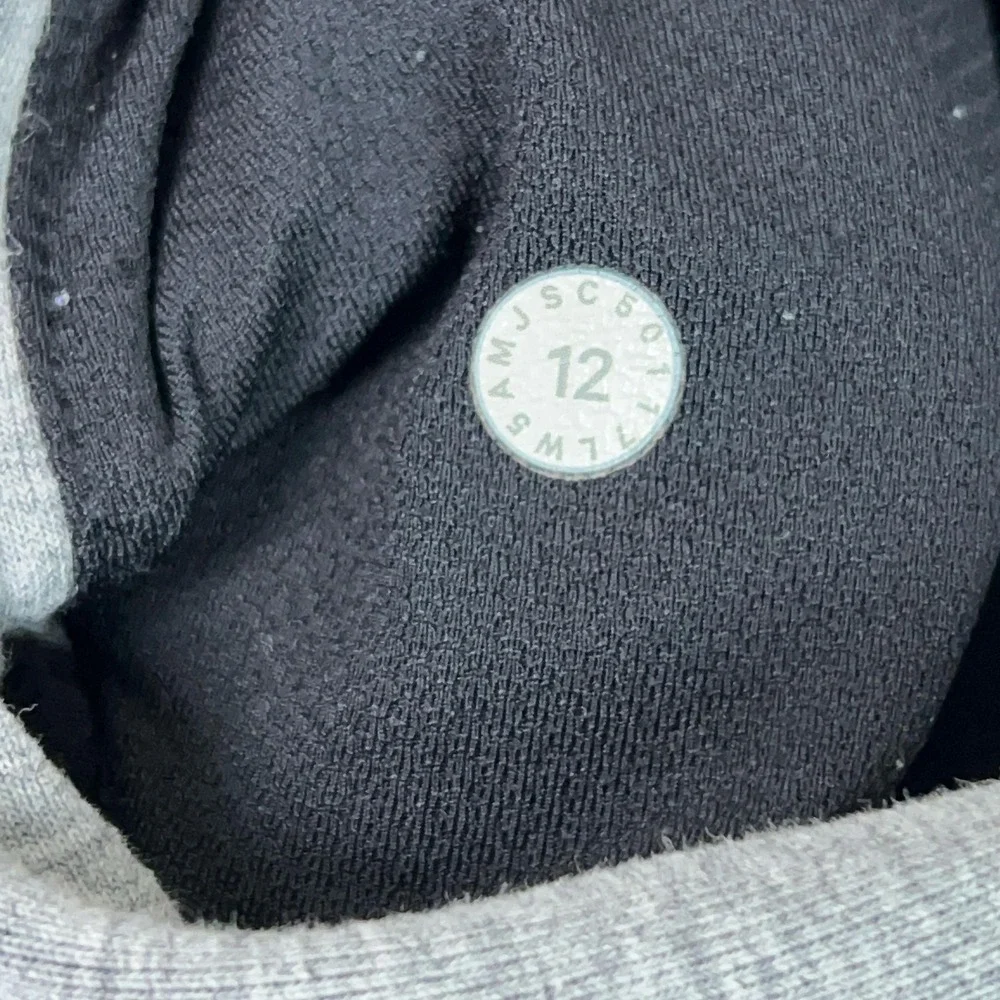 Lululemon Pants Womens 12 Gray‎ High Rise Jogger Sweatpants Pockets Yoga Gym